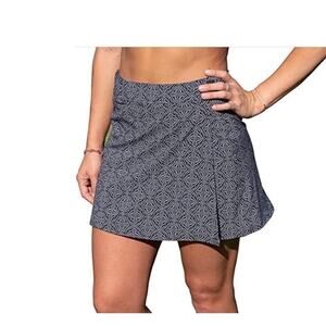 RipSkirt Hawaii Wrap Skirt Black Pearl Batik Adjustable Active Size M Beach Swim